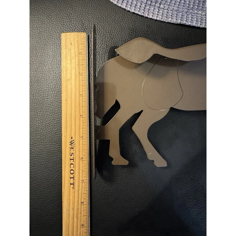 Horse Silhouette Squirrel Feeder Corn Cob Heavy Metal NEW